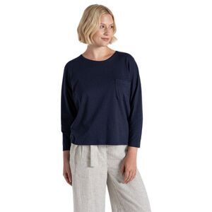 Craghoppers Womens/Ladies Emere Long-Sleeved T-Shirt / Blue Navy